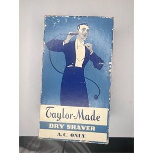 Taylor Made vintage Dry Shaver corded A.C. Only! Box/case
